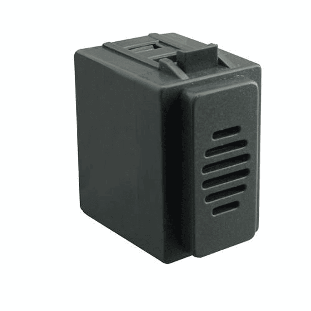 MODULO INTERRUPTOR 1 ZUMBADOR 250VAC 1 MODULO NEGRO GENESIS