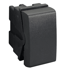 HABIT-21 MODULO INTERRUPTOR 9/24 - 1 SIMPLE 250VAC 16A 1 MODULO NEGRO