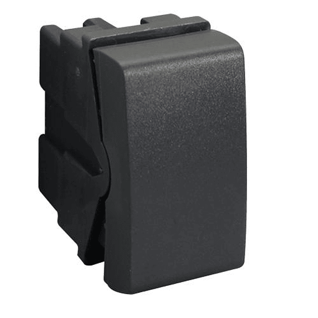 HABIT-21 MODULO INTERRUPTOR 9/24 - 1 SIMPLE 250VAC 16A 1 MODULO NEGRO