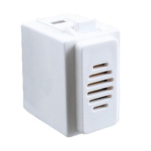 MODULO INTERRUPTOR 1 ZUMBADOR 250VAC 1 MODULO BLANCO GENESIS