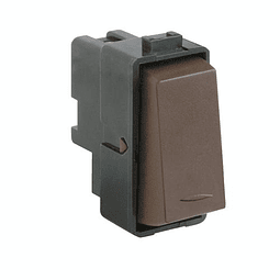 MODULO INTERRUPTOR 9/12 - 1 SIMPLE 1 1 POLO 250VAC 16A 1 MODULO CAFE GENESIS