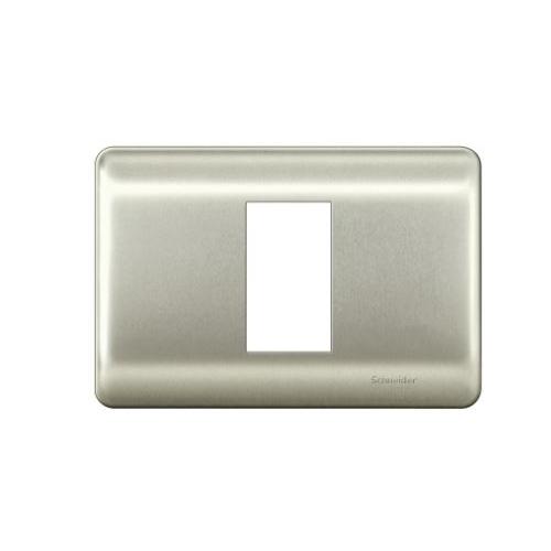 HABIT-21 PLACA INTERRUPTOR/ENCHUFE 1 MÓDULO MERCURIO CON SOPORTE