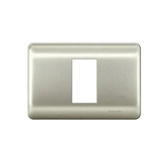 HABIT-21 PLACA INTERRUPTOR/ENCHUFE 1 MÓDULO MERCURIO CON SOPORTE