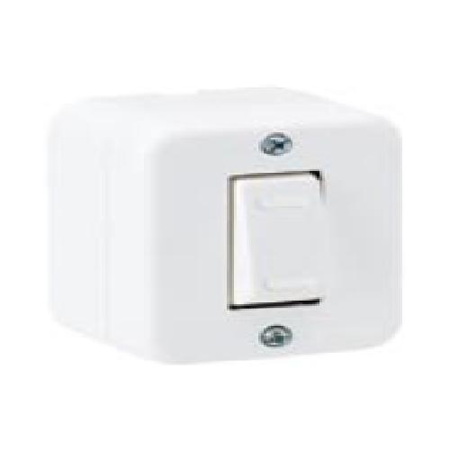 INTERRUPTOR DOMICILIARIO ARMADO SOBREPUESTA SIMPLE 9/24 SIN PLACA 250V 16A