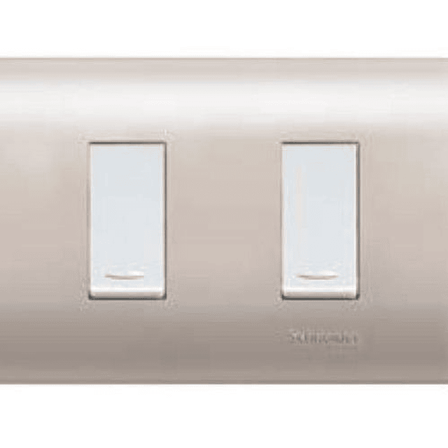 INTERRUPTOR DOMICILIARIO ARMADO EMBUTIDO INTERRUPTOR DOBLE 9/15 MILLAN 250V 16A