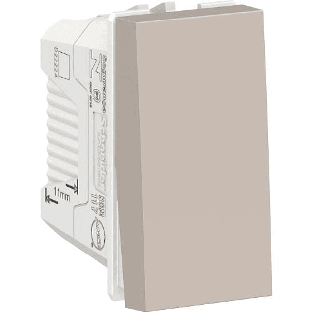 ORION MODULO INTERRUPTOR 9/12 - 1 SIMPLE 1 1 POLO 250VAC 16A 1 MODULO BEIGE