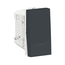 ORION MODULO INTERRUPTOR 9/12 - 1 SIMPLE 1 1 POLO 250VAC 16A 1 MODULO GRAFITO