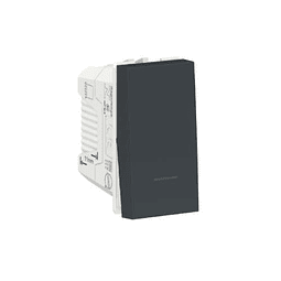 ORION MODULO INTERRUPTOR 9/24 - 1 SIMPLE 1 POLO 250VAC 16A 1 MODULO GRAFITO