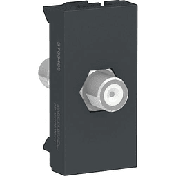 ORION MODULO TOMA COAXIAL TV GRAFITO RAL 7021