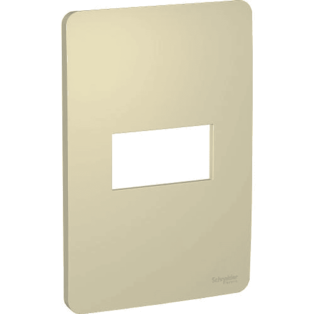 ORION PLACA INTERRUPTOR/ENCHUFE 1 MÓDULO HORIZONTAL ORO