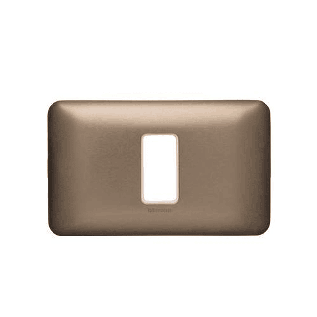 PLACA 1 MODULO MAGIC NEA COLOR TITANIO