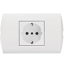 ENCHUFE HEMBRA TIPO SCHUKO MODUS STYLE ARMADA COLOR BLANCO