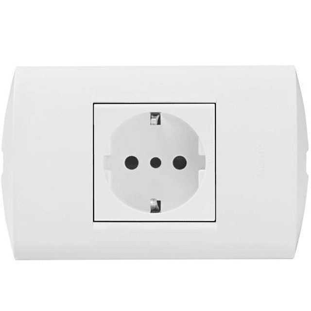 ENCHUFE HEMBRA TIPO SCHUKO MODUS STYLE ARMADA COLOR BLANCO