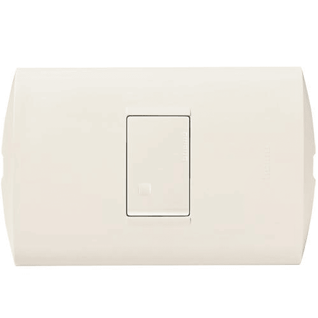 INTERRUPTOR DOMICILIARIO ARMADO EMBUTIR 1 SIMPLE 9/12 MARFIL MARFIL 250V 16A MODUS STYLE