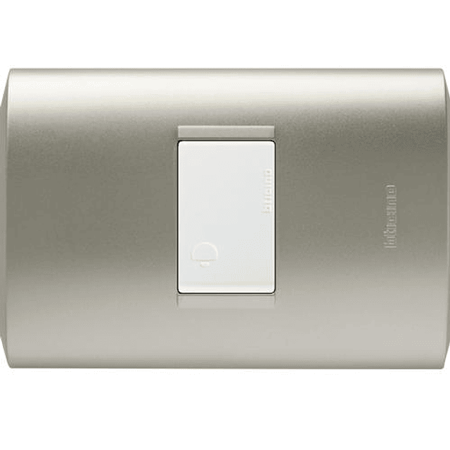 INTERRUPTOR DOMICILIARIO ARMADO EMBUTIDO 1 PULSADOR NA PERLA 250V 10A MODUS STYLE