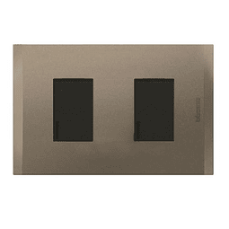 INTERRUPTOR DOMICILIARIO ARMADO EMBUTIDO INTERRUPTOR DOBLE 9/15 TERRA 250VAC 10A