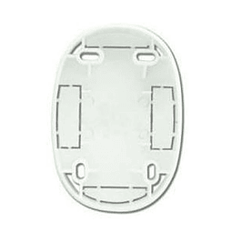 ACCESORIO SOPORTE ADAPTADOR 1 MODULO BLANCO INTERRUPTOR/TOMA OVAL
