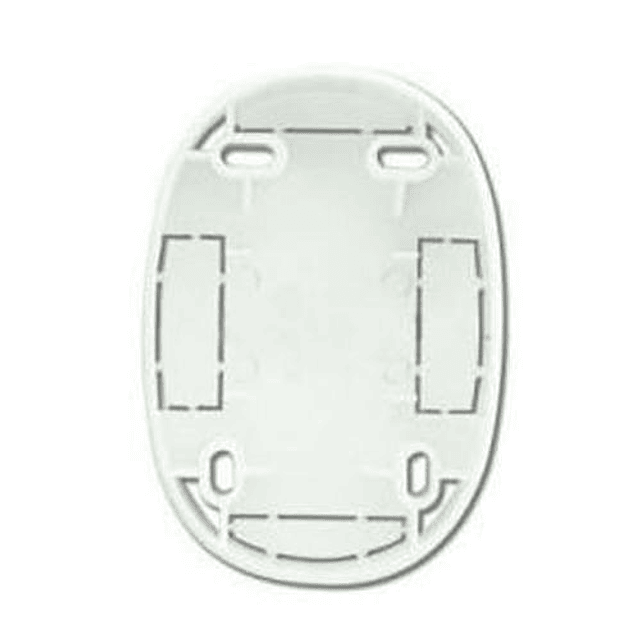 ACCESORIO SOPORTE ADAPTADOR 1 MODULO BLANCO INTERRUPTOR/TOMA OVAL
