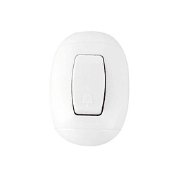 MODULO INTERRUPTOR 1 INTERRUPTOR CONMUTABLE 250VAC 10A 1 MODULO BLANCO OVAL