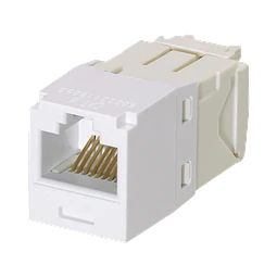 MODULO CONECTOR RJ45 UTP CATEGORIA 6 BLANCO
