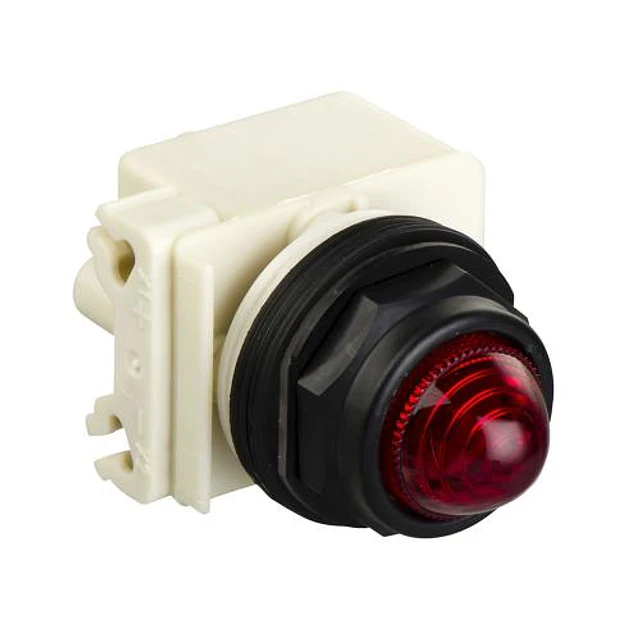 LUZ PILOTO CIRCULAR LED ROJO 30 MM 120 V