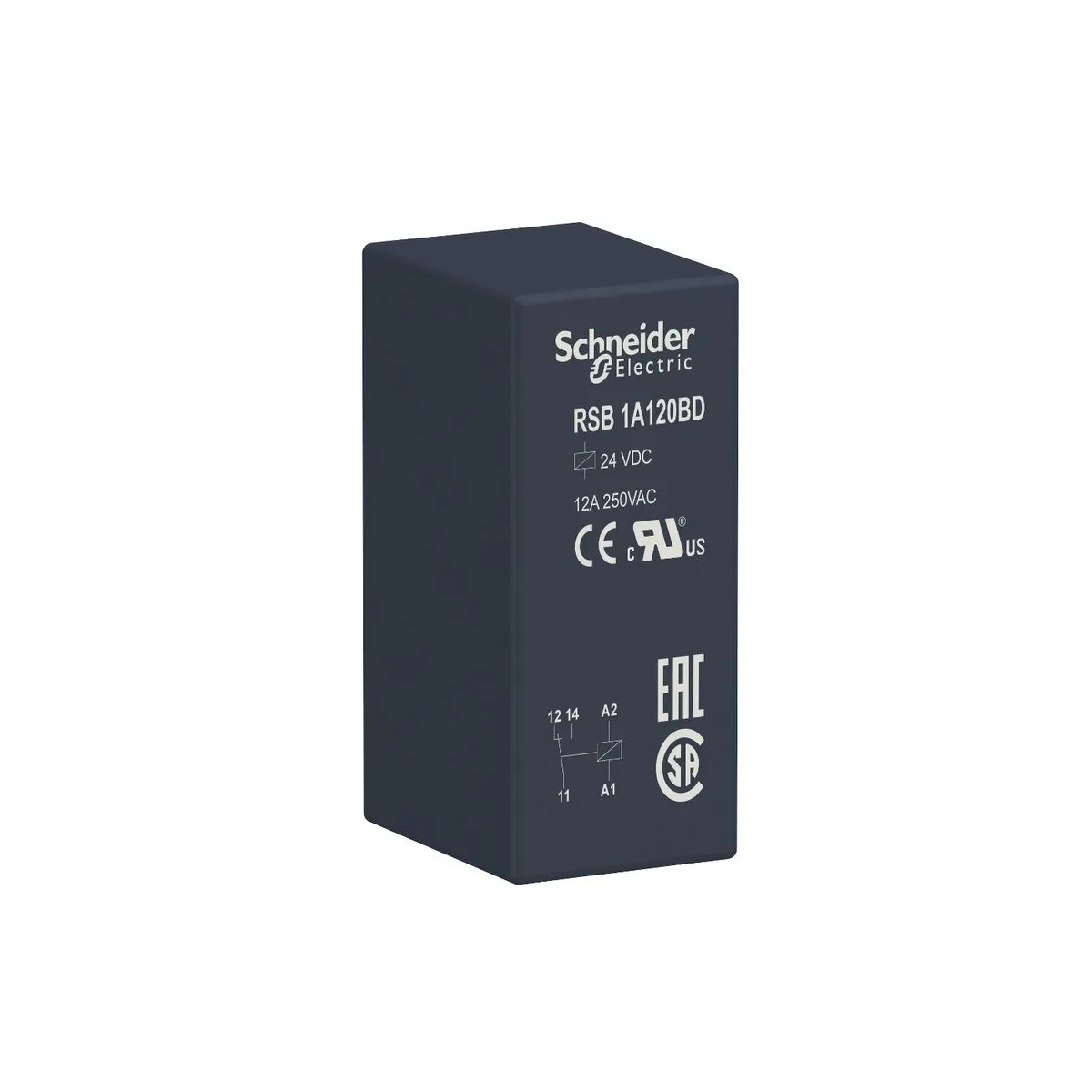 RELE INTERFACE 1NA+1NC 12A 24VDC