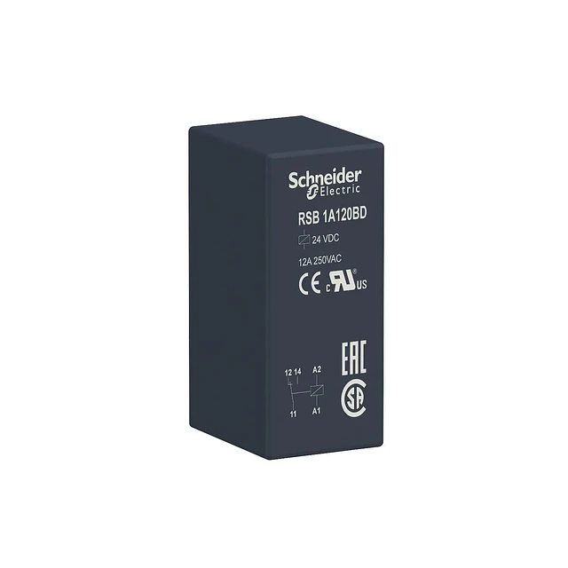 RELE INTERFACE 1NA+1NC 12A 24VDC
