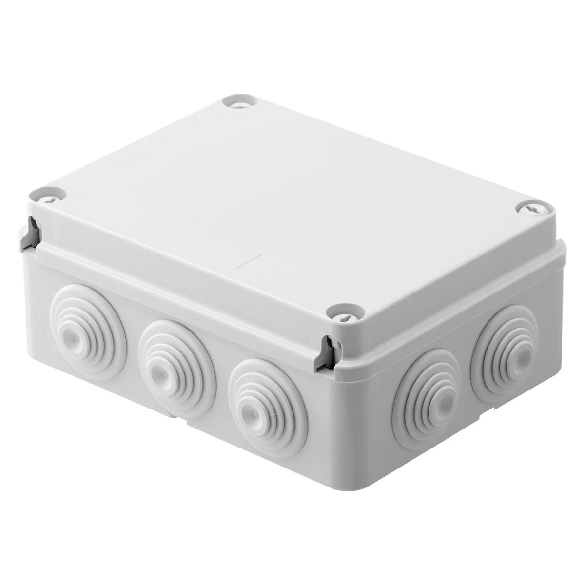 CAJA ESTANCA 190X140X70 CON ENTRADA IP56 LIBRE HALOGENO