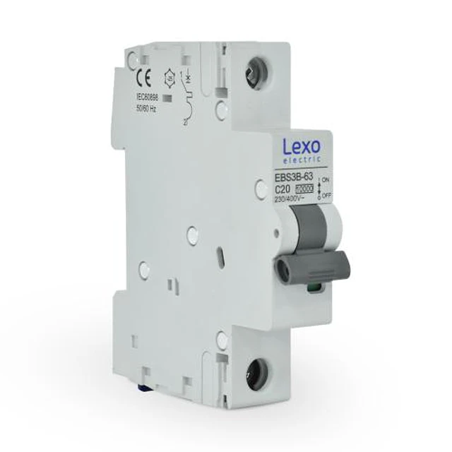 EBS3B-63 UNIPOLAR 20A 10KA CURVA C IEC 60898-1