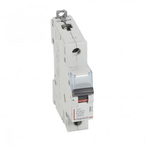 interruptor termomagnético 50a, 1 polo, 6/10ka, curva c - Interruptor Termomagnético 50A, 1 Polo, 6/10KA, Curva C