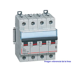 4X16A INTERRUPTOR MAGNETOTERMICO DX3 10000 CURVA B 16 KA TETRAPOLAR