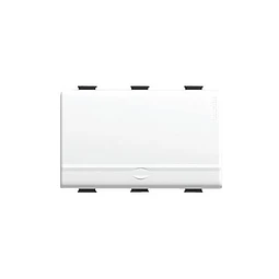 MODULO INTERRUPTOR DOBLE 9/12-9/24 250VAC 16A 3 MODULOS BLANCO C/TECLÓN MATIX