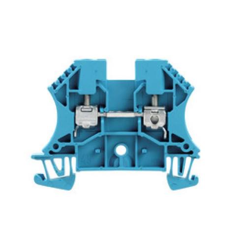 BORNE CONEXIÓN TIPO TORNILLO WDU 4 DE PASO AZUL 4MM2 32A