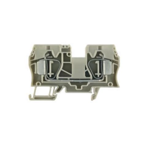 10mm BORNE CONEXIÓN TIPO MUELLE ZDU 10 MM BEIGE OSCURO 57A
