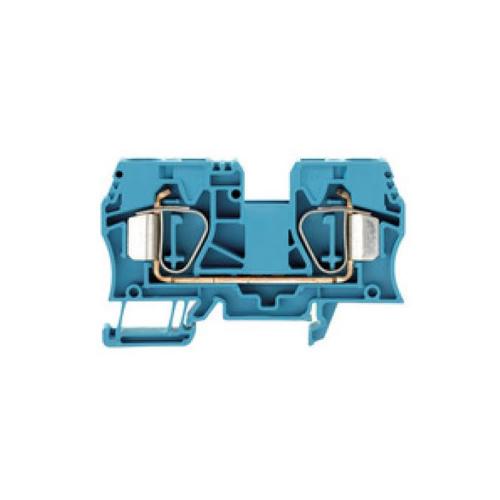 16mm BORNE CONEXIÓN TIPO MUELLE ZDU DE PASO AZUL 16MM2 76A