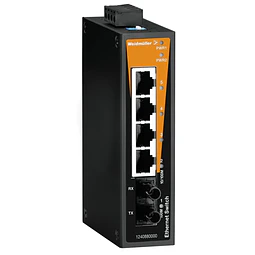 SWITCH 4 T X RJ45 1 FO ST MM NO ADM.