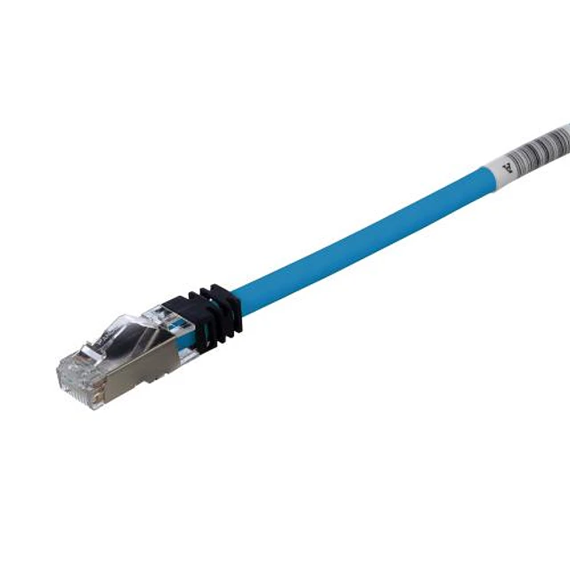 PATCH CORD F/UTP 26 AWG LSZH 6A AZUL 1.0 M