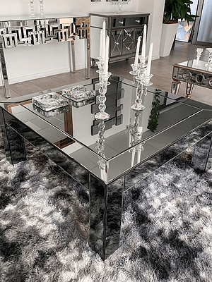 Mesa de centro Verona Espejo Gris