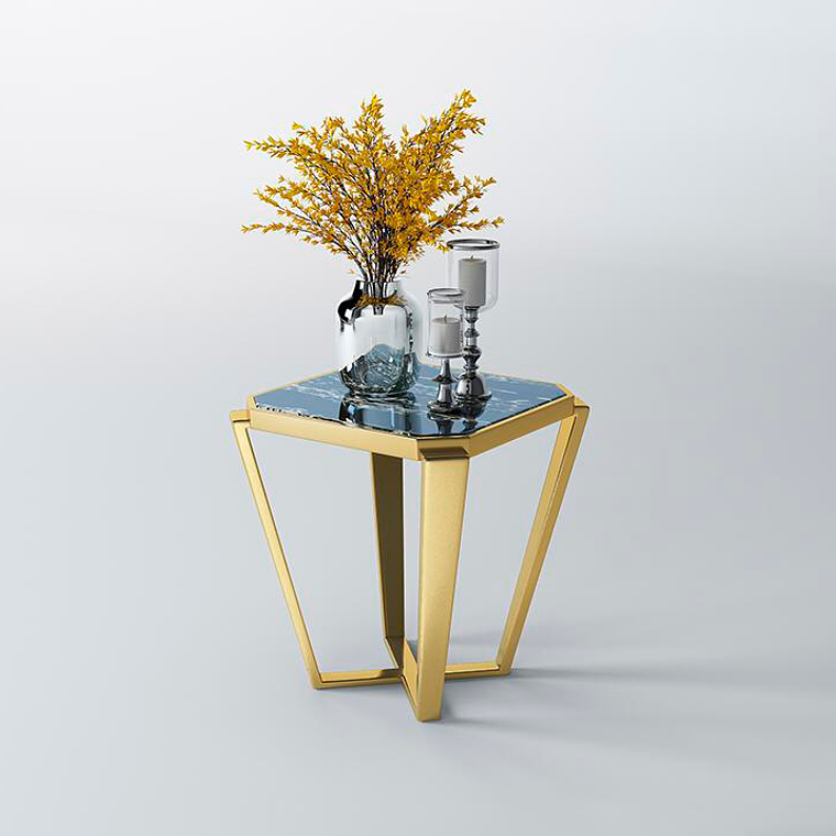 Mesa lateral Milano Negra 1