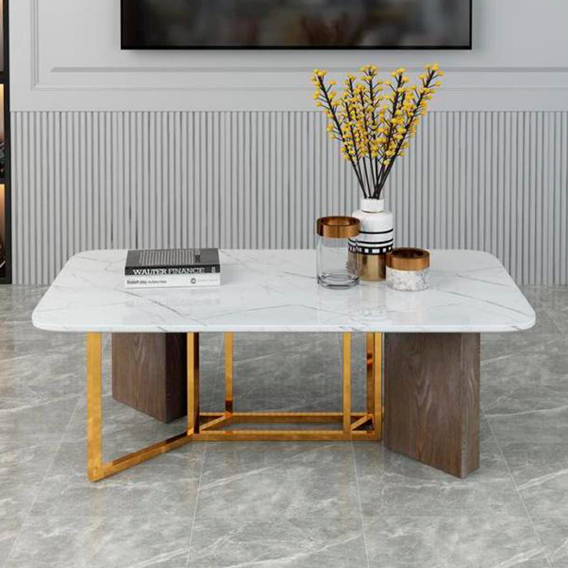 Mesa de centro Simone Blanca 1