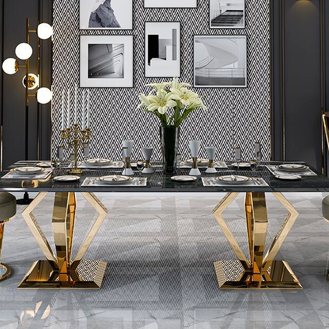 Mesa de comedor Modena Grande 1