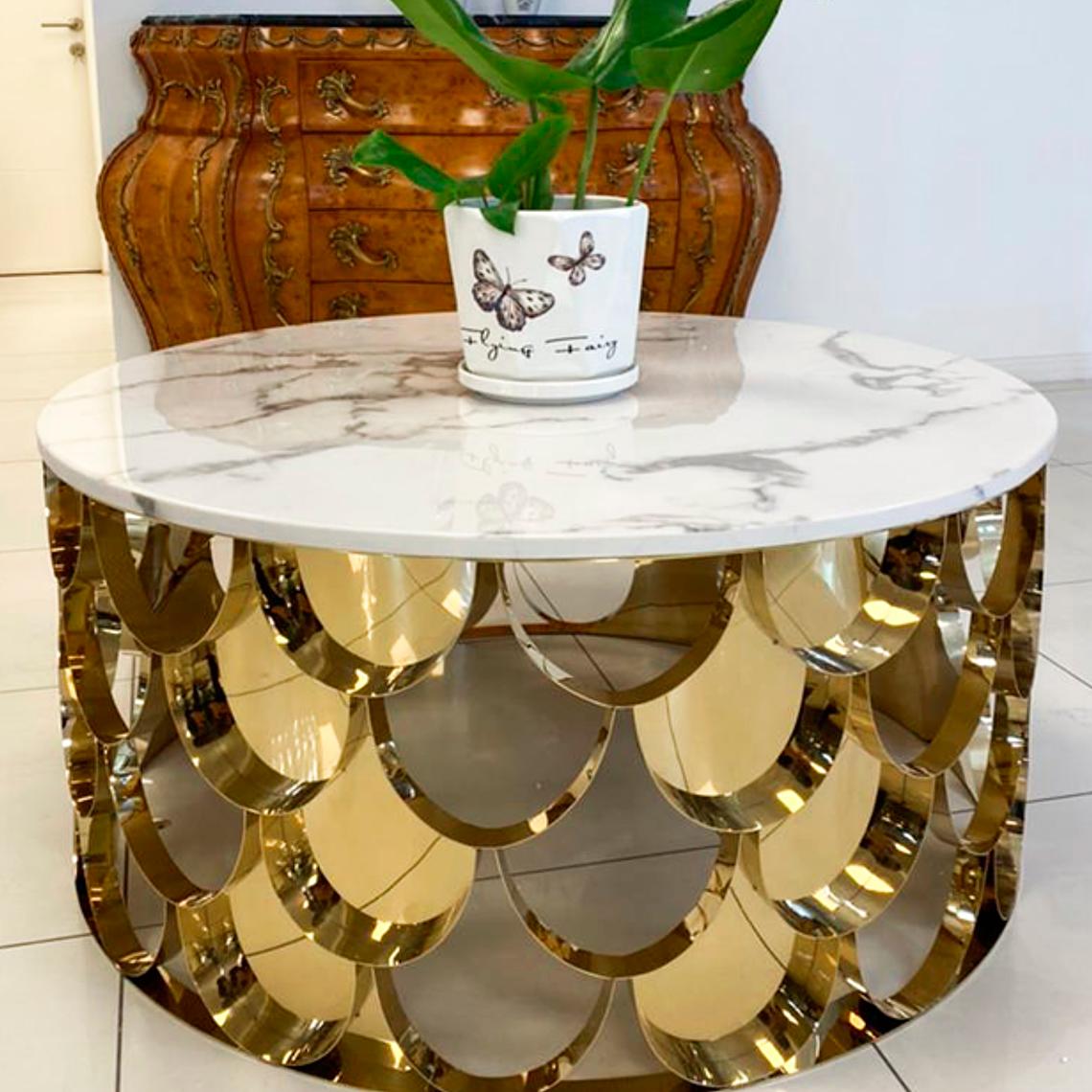 Mesa de centro Augusta Blanca  1