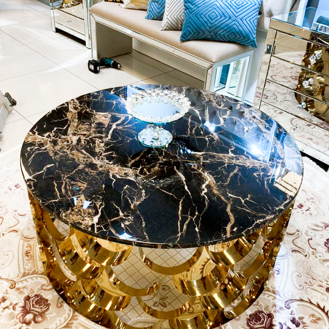 Mesa de centro Augusta Negra 3