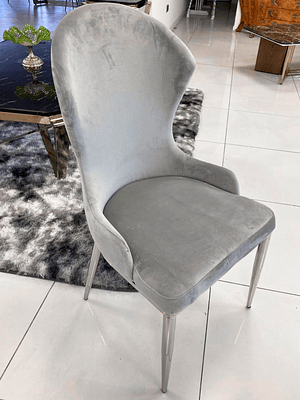 Silla Martina Velvet gris