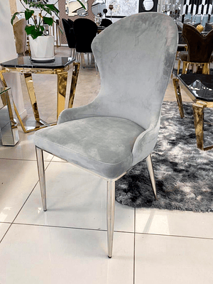 Silla Martina Velvet gris
