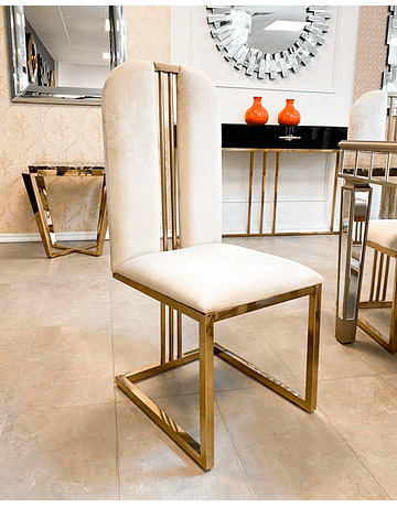 Silla Isabella Velvet Beige