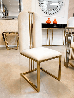 Silla Isabella Velvet Beige