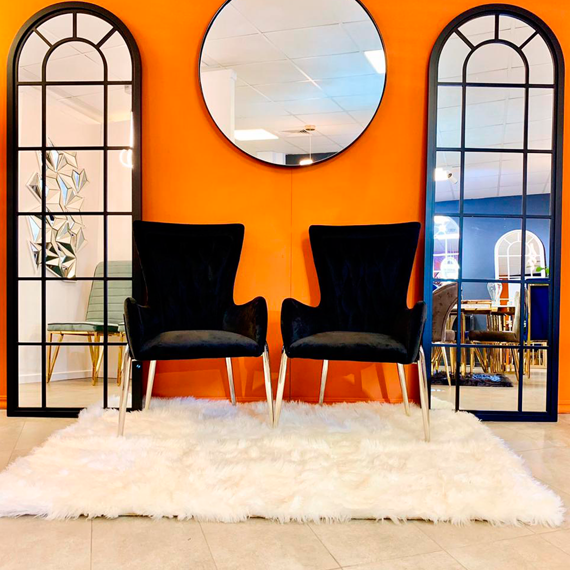 Espejo Amelie Negro  2