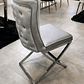 Silla Gabrielle Velvet Gris  - Miniatura 3
