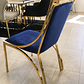Silla Florence Velvet Azul - ANTES $260.000  - Miniatura 3